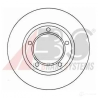 Тормозной диск A.B.S. L OU6N 8717109361445 15615oe 1198177691