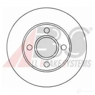 Тормозной диск A.B.S. 8717109364637 J LOIRZ 16226oe Ford Escort 7 (FA, ALL) Кабриолет 1.8 Zetec 16V xR3i 130 л.с. 1995 – 2000