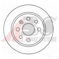 Тормозной диск A.B.S. 16488oe Opel Vectra (B) 2 1995 – 2002 8717109365351 Y J77Y