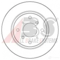 Тормозной диск A.B.S. 16206oe SI RNM Honda Prelude 4 (BB1, 2, 3) 1991 – 1996 8717109551723