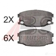 Тормозные колодки, комплект A.B.S. 1198184849 37657oe 8717109531602 FFBI3S 9