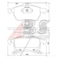 Тормозные колодки, комплект A.B.S. 2 3057 23058 37076oe Opel Astra (H) 3 Хэтчбек 1.4 (L48) 80 л.с. 2004 – 2004