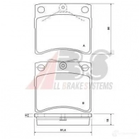 Тормозные колодки, комплект A.B.S. Volkswagen Transporter (T4) 4 Грузовик 201 95 37099oe 20652