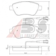 Тормозные колодки, комплект A.B.S. 37280oe 5HTEKU 21309576 2 3074