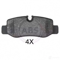 Тормозные колодки дисковые, комплект A.B.S. 1804850 35056 PV S7Q 8717109647129 - Изображение 3