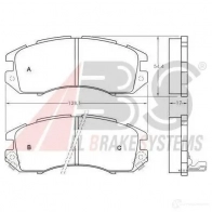 Тормозные колодки, комплект A.B.S. Subaru Impreza (GC) 1 Седан 1.8 i (GC5) 103 л.с. 1995 – 1996 8717109046106 Q 55BFU 36720oe