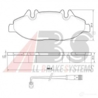 Тормозные колодки, комплект A.B.S. 8717109350104 MX 87M2 37449oe Mercedes Viano (W639) 1 2003 – 2020