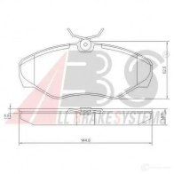 Тормозные колодки, комплект A.B.S. Opel Vivaro (A) 1 Грузовик 2.0 ECOTEC 117 л.с. 2006 – 2025 SNI W8S 37287oe 8717109355383