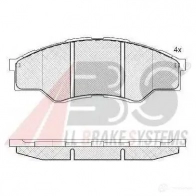 Тормозные колодки, комплект A.B.S. Z6V5KEV 37684oe 24 567 1194048558