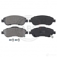 Тормозные колодки дисковые, комплект A.B.S. Honda CR-V 2 (RD) Кроссовер 2.2 CTDi (RD9) 140 л.с. 2005 – 2006 37650 8717109550788 U1B3Y AH