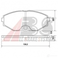 Тормозные колодки, комплект A.B.S. 8717109238952 1198184907 37161oe OWW DNX