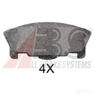 Тормозные колодки, комплект A.B.S. 37058oe UDVR 39 1198184069 8717109619638