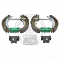 Тормозные колодки A.B.S. 8717109703436 D14JYN R 111533 Daewoo Matiz