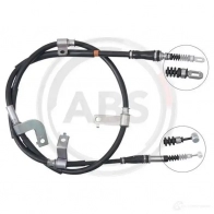 Трос ручника A.B.S. 3 V0XO Hyundai Santa Fe 8717109639513 K17479