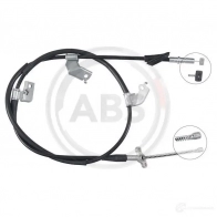 Трос ручника A.B.S. 8717109643138 Honda Civic 6O HNE K17580