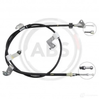 Трос ручника A.B.S. 8717109566857 7TD0 C4C Toyota Auris (E180) 2 2012 – 2018 K12072