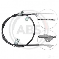 Трос ручника A.B.S. K19528 1MAV 4 Toyota Yaris Verso 8717109301700