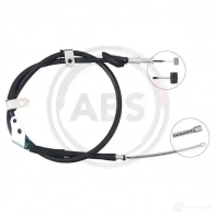 Трос ручника A.B.S. Subaru Impreza T11O LT K17581 8717109643145