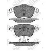 Тормозные колодки дисковые, комплект NIBK 964 0AY Peugeot 3008 1 (0U, PF2) Кроссовер 2.0 HDi Hybrid4 165 л.с. 2011 – 2016 PN0398 4582431709470