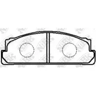 Тормозные колодки дисковые, комплект NIBK 4580270582872 PN1022 O8 5TX 3835161