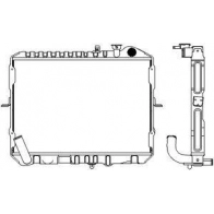 Радиатор охлаждения двигателя SAKURA AUTOMOTIVE 1451-0220 1440179498 BY1Y 1Q