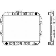 Радиатор охлаждения двигателя SAKURA AUTOMOTIVE 67855236 CAQ6 6HG 1461-0214