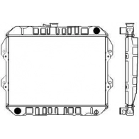 Радиатор охлаждения двигателя SAKURA AUTOMOTIVE 627367544 1461-0222 8ML0 VAE