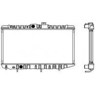 Радиатор охлаждения двигателя SAKURA AUTOMOTIVE 1461-0238 274628630 2D5 IBY