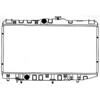 Радиатор охлаждения двигателя SAKURA AUTOMOTIVE 2081-1001 67574498 GRO F0