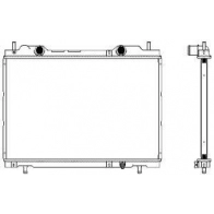Радиатор охлаждения двигателя SAKURA AUTOMOTIVE 3151-1003 67836374 B0QTTG X