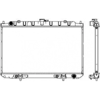 Радиатор охлаждения двигателя SAKURA AUTOMOTIVE 3341-1017 67962904 T 9PRX1