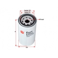 Топливный фильтр SAKURA AUTOMOTIVE 90086603 TX1G35 P FC-57270