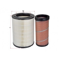 Воздушный фильтр SAKURA AUTOMOTIVE A-6121M-S 7RUK 6 1436737294