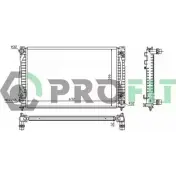 Радиатор охлаждения двигателя PROFIT Volkswagen Passat (B5) 3 Седан 2.5 TDI 163 л.с. 2003 – 2005 B JD35 PR 0014A3 3RYU2E