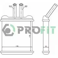 Радиатор печки, теплообменник PROFIT E OXYLLT 7I2CPSU 3847331 PR 1106N1