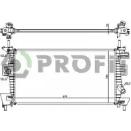 Радиатор охлаждения двигателя PROFIT JB IDFB 4QFI6YL Ford Focus 3 (CB8) Седан 1.6 Flexifuel 120 л.с. 2010 – 2024 PR 2563A5
