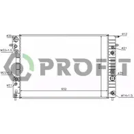 Радиатор охлаждения двигателя PROFIT PR 5080A1 3847510 70HXRX E QFD5VM3