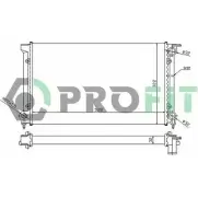 Радиатор охлаждения двигателя PROFIT 3847552 PR 9521A3 WU8P4 0L S585HNP