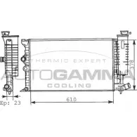Радиатор охлаждения двигателя AUTOGAMMA 100200 3GYOO 3847793 DK S2V