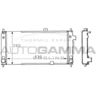 Радиатор охлаждения двигателя AUTOGAMMA K O4D45 100661 3848229 5IWCMN