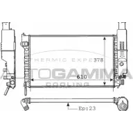 Радиатор охлаждения двигателя AUTOGAMMA 100765 3848328 IA EL9 37FI87D