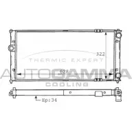Радиатор охлаждения двигателя AUTOGAMMA JUAVN 7 0WBB 3848513 100952