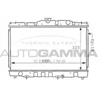 Радиатор охлаждения двигателя AUTOGAMMA OSFQP L7AD 3 100996 3848555