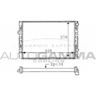 Радиатор охлаждения двигателя AUTOGAMMA VMWH U V4DYLN 101062 3848619