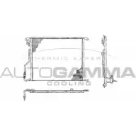 Радиатор кондиционера AUTOGAMMA 5BI3 ZL FPULDH Mercedes S-Class (W220) 2 Седан 5.5 S 600 (2276) 500 л.с. 2002 – 2005 102704