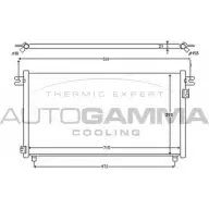 Радиатор кондиционера AUTOGAMMA OHR SN2 P4LEK2 102724 3849962