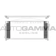 Радиатор кондиционера AUTOGAMMA 2PXNKX1 3850027 6KT9UP O 102790