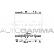 Радиатор охлаждения двигателя AUTOGAMMA RP0LM K 3850743 3WHGL 103573