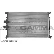 Радиатор охлаждения двигателя AUTOGAMMA SW P5KZE 3850750 BJWK811 103580