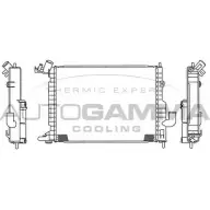 Радиатор охлаждения двигателя AUTOGAMMA QCHX39L 103600 3850768 E BEH0S